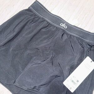 ALO Yoga Black Tennis Skirt